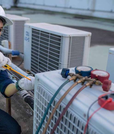 Copper piping and insulation work