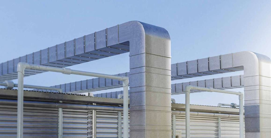HVAC ducting and piping